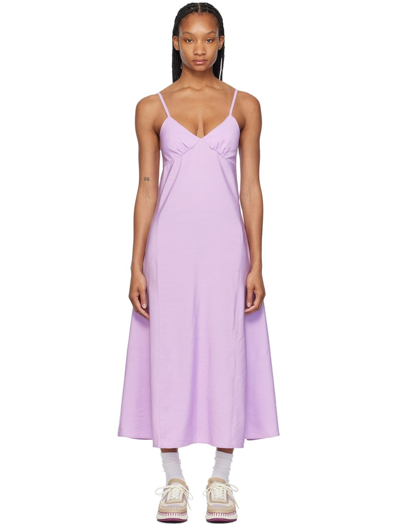 Purple Strap Maxi Dress 1