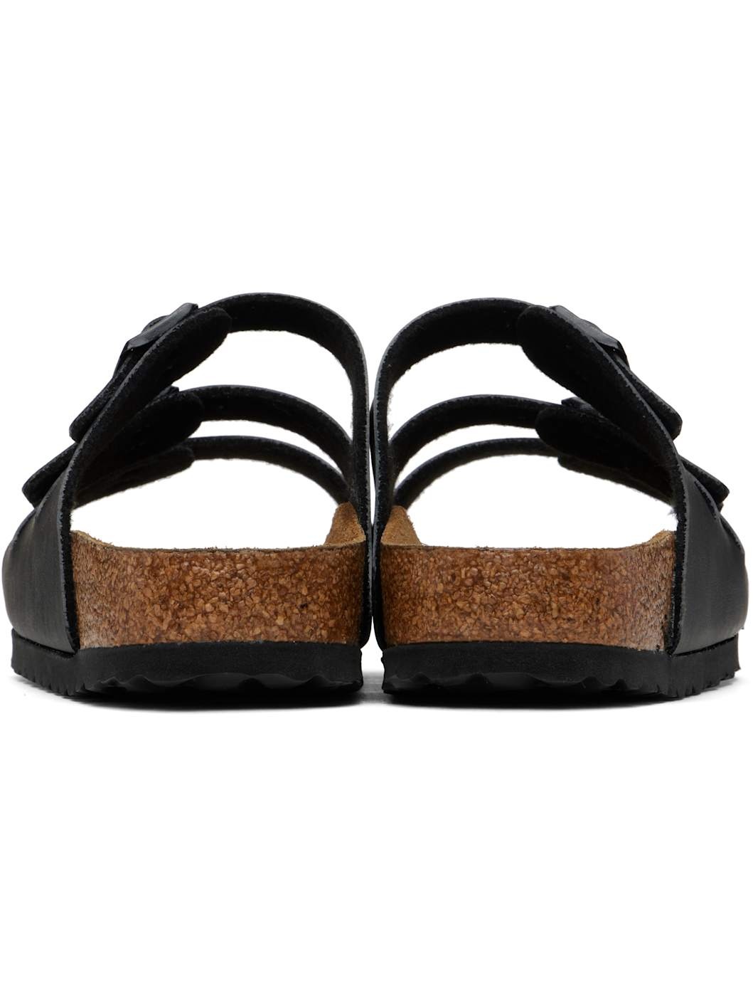 Black Narrow Florida Soft Footbed Sandals - 2