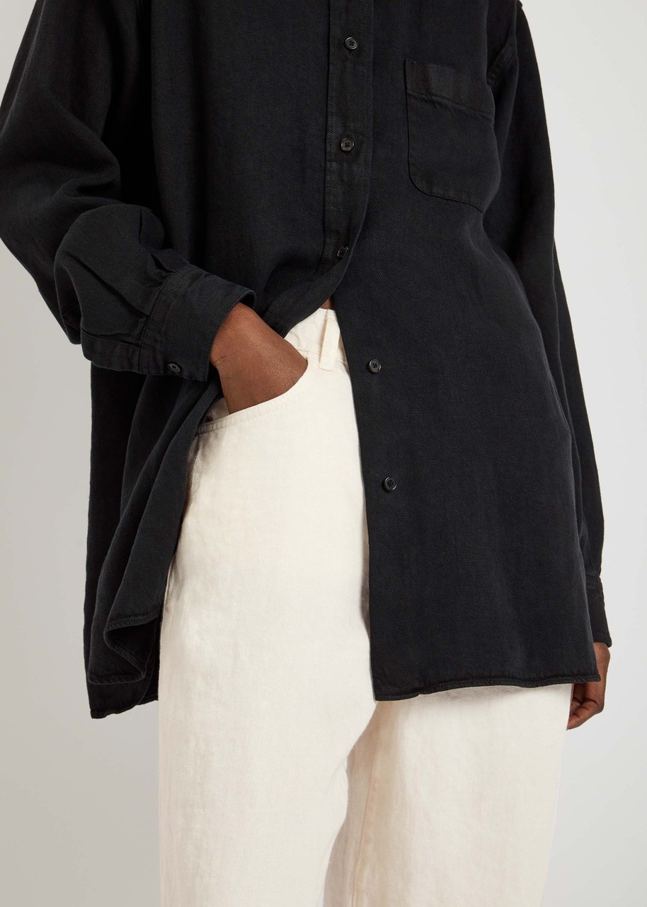 The Row Eglitta Straight-leg Linen Jeans - 5