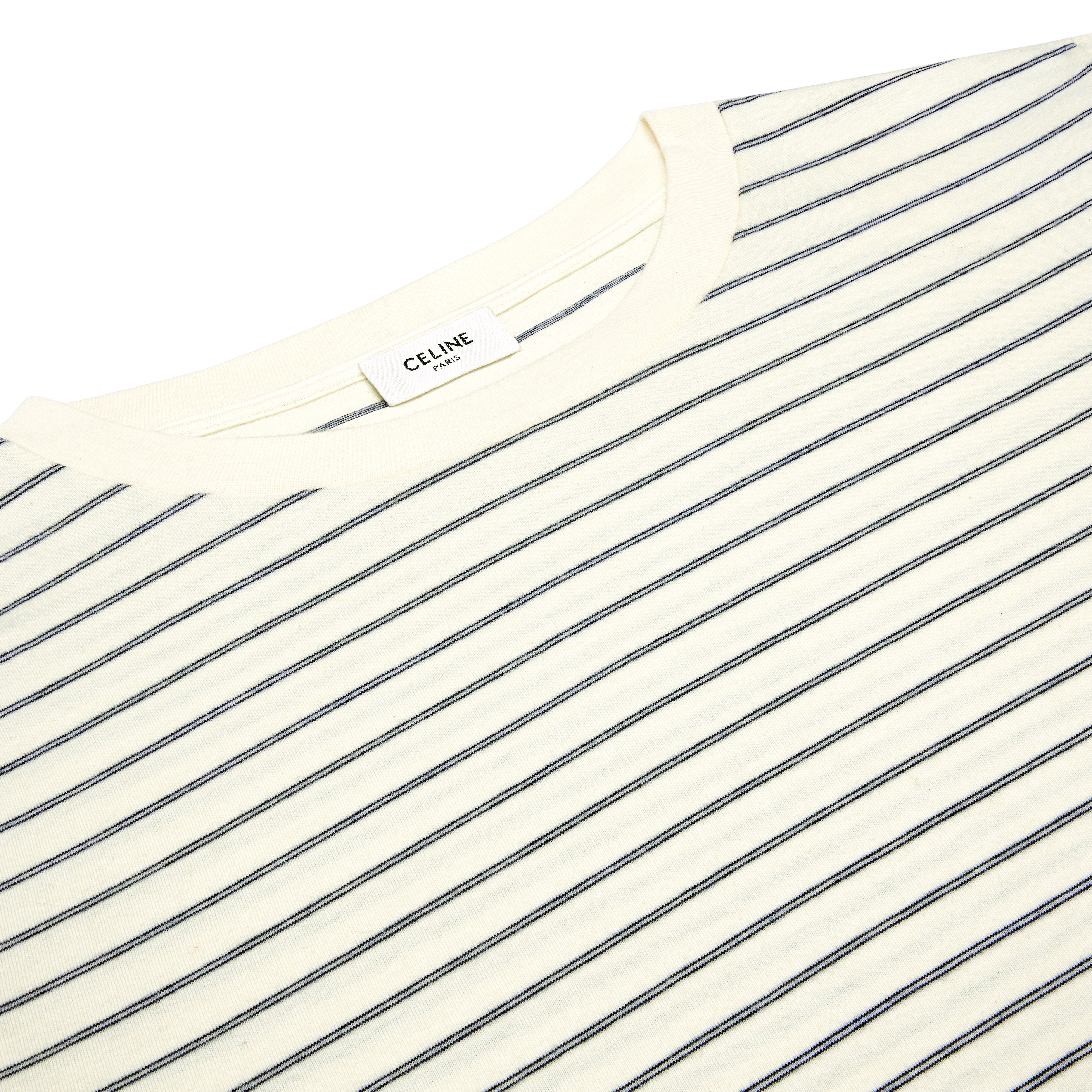 regular triomphe T-shirt in striped jersey - 3