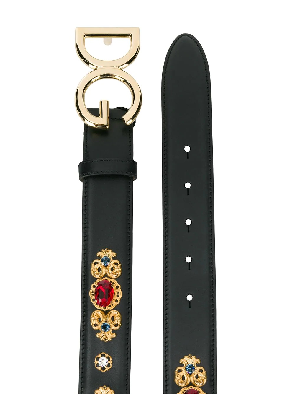 logo buckle belt - 2