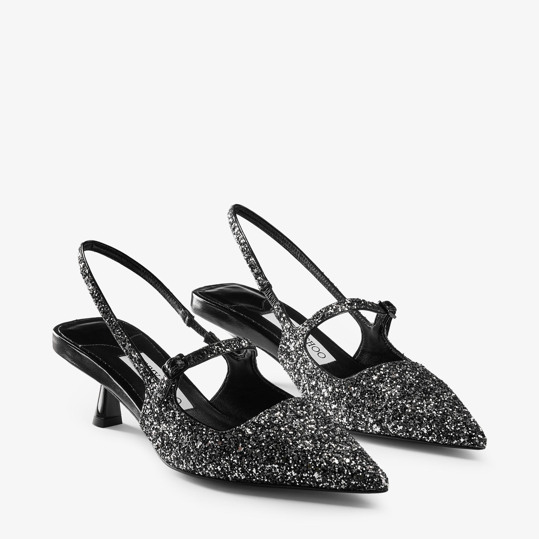 Didi 45
Black Glitter Patent Pumps - 3