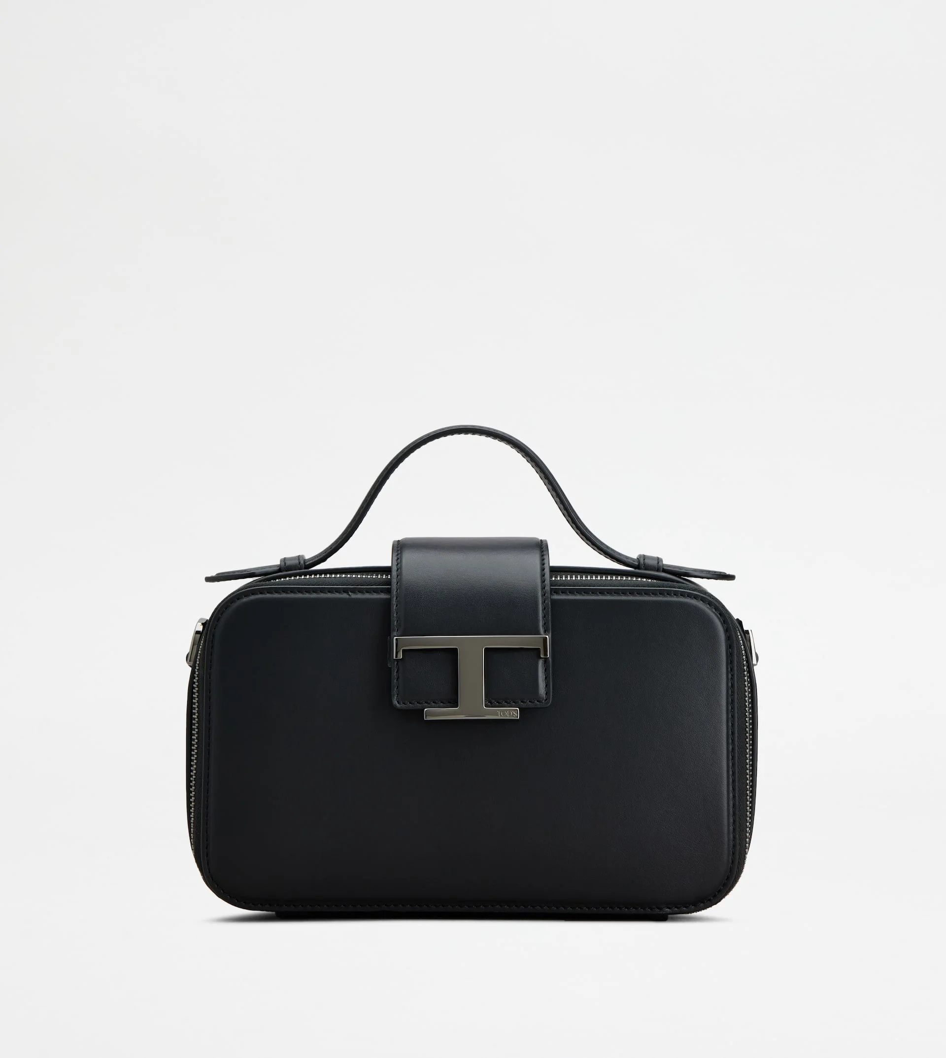 CAMERA BAG IN LEATHER MINI - BLACK - 1