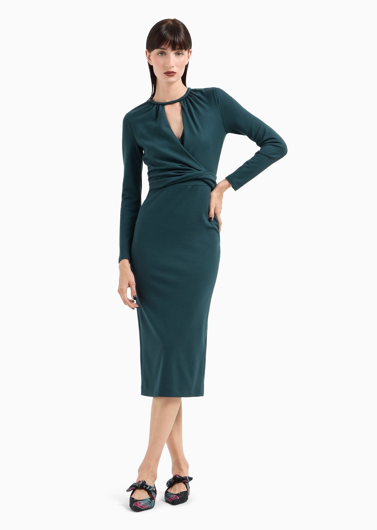 ASV viscose-blend midi dress - 4