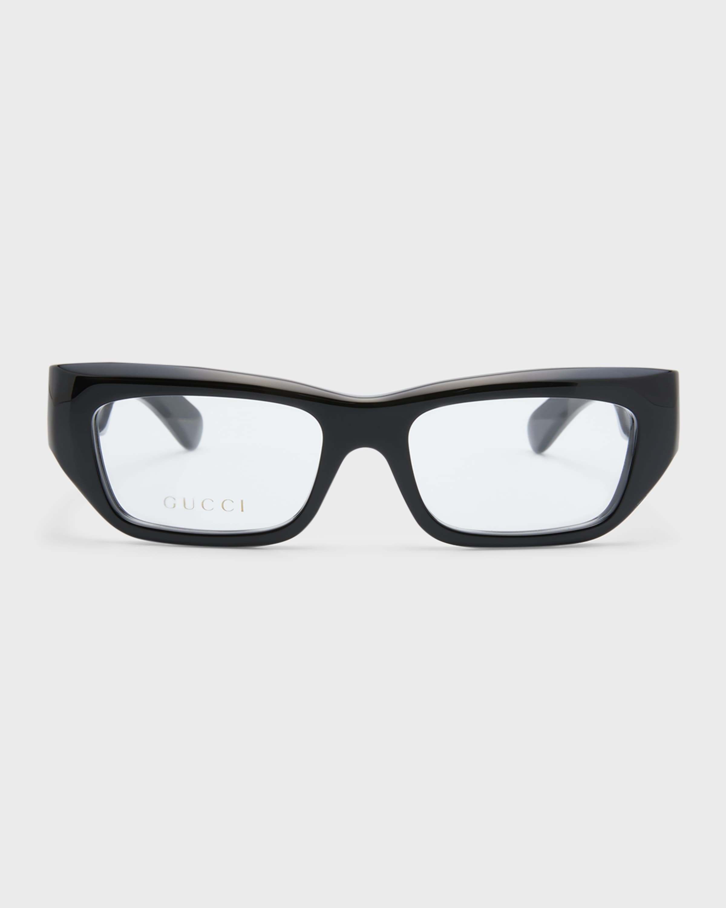Men's Acetate Rectangle Optical Glasses - 3