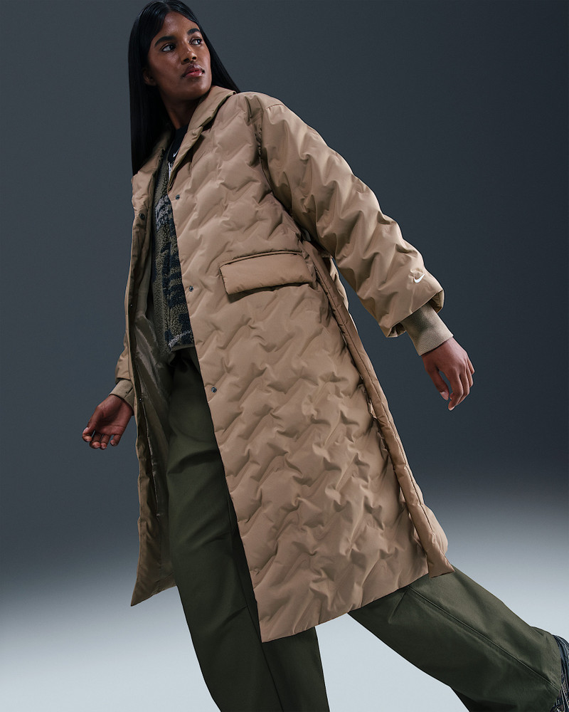 Nike Sportswear Swoosh Series Women's Therma-FIT Oversized Down Trench Coat 5