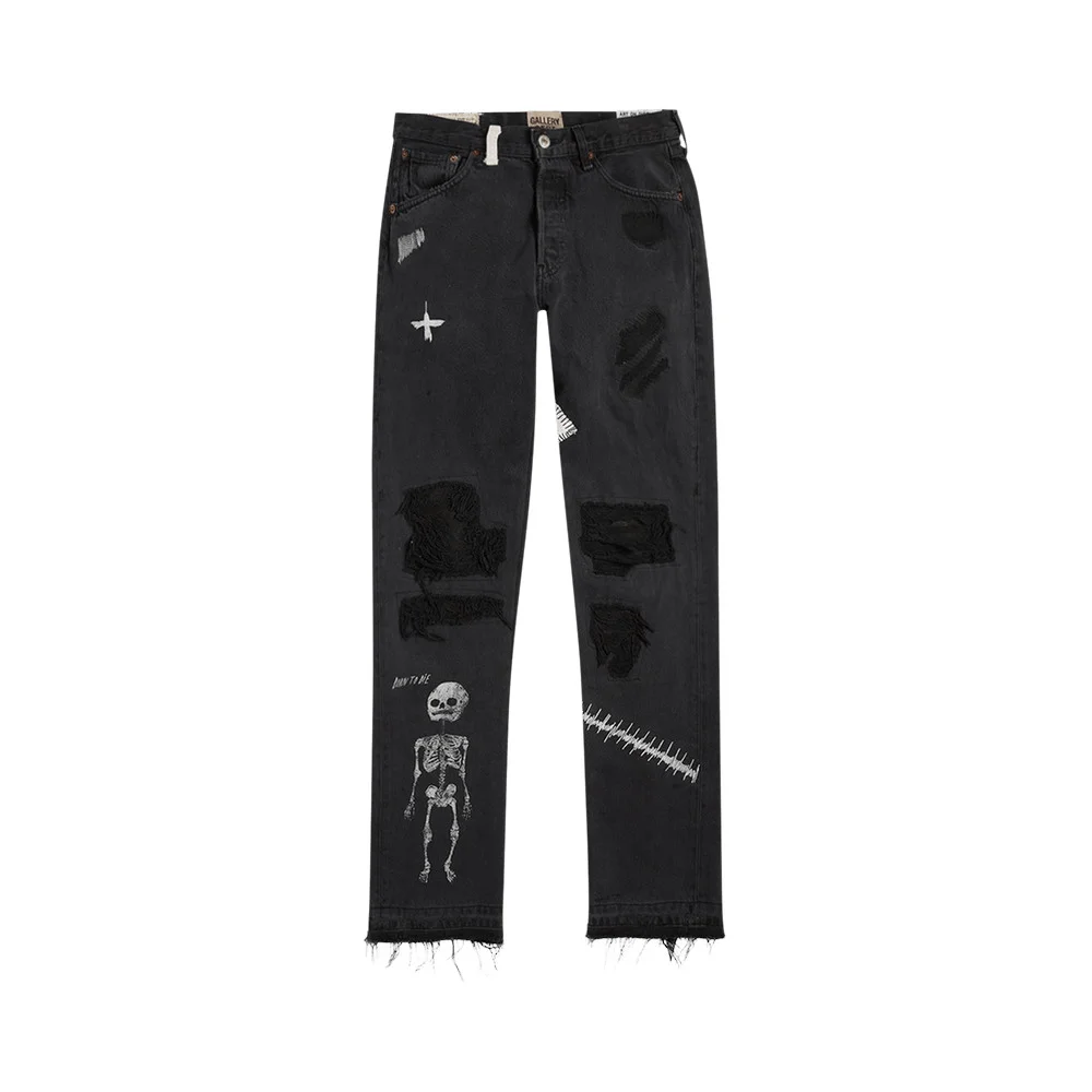 Gallery Dept. Fuck Face Denim 'Black' - 1