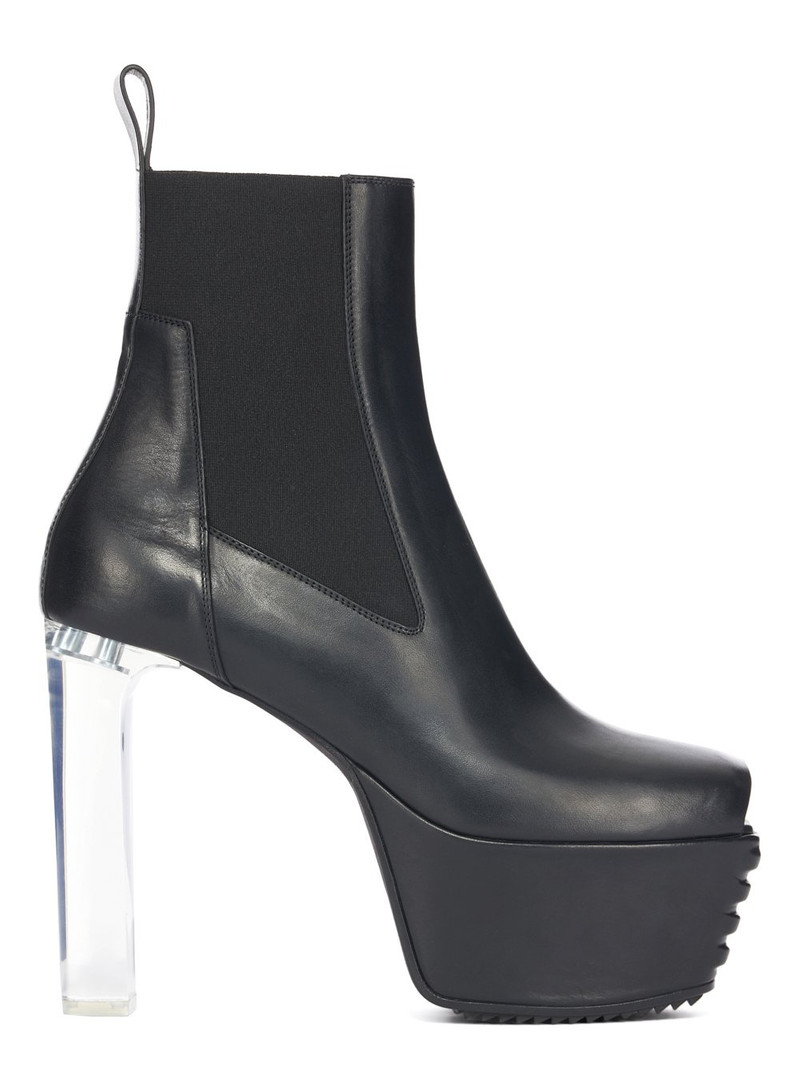 Black Minimal Grill Boots 1