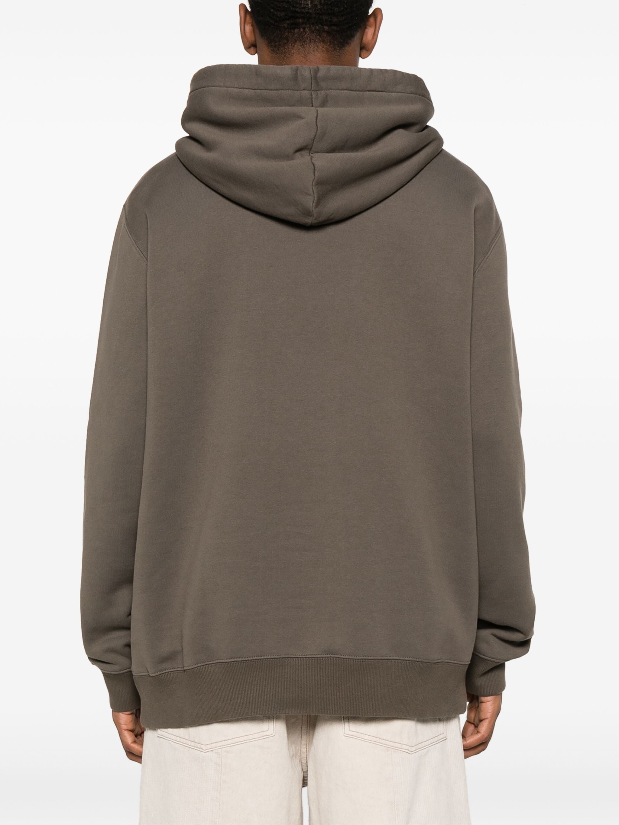 LOGO-EMBROIDERED COTTON HOODIE - 4