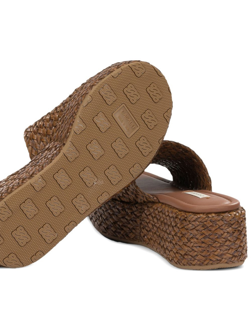 Suncity woven platform sandals 4