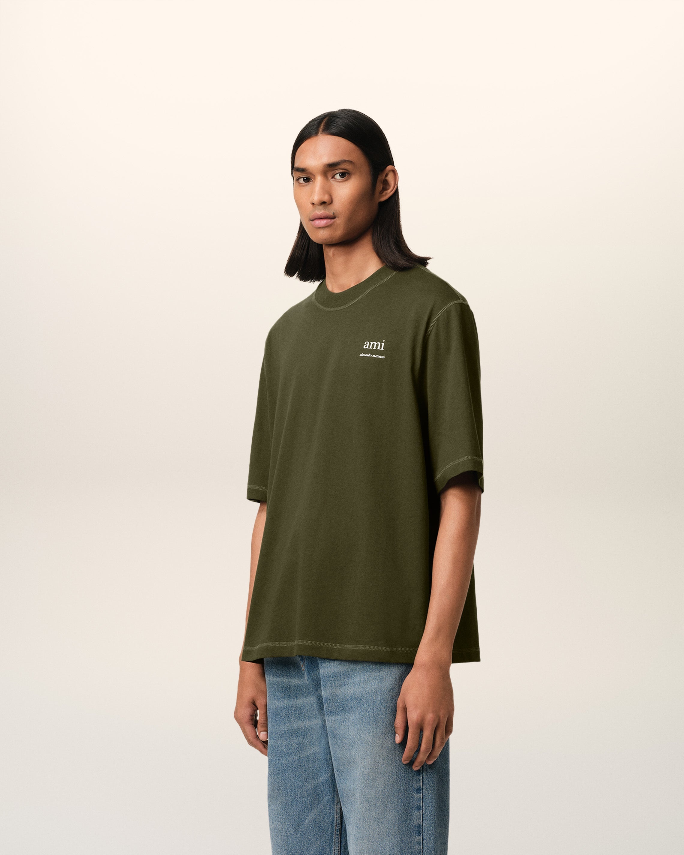 GREEN COTTON T-SHIRT - 6