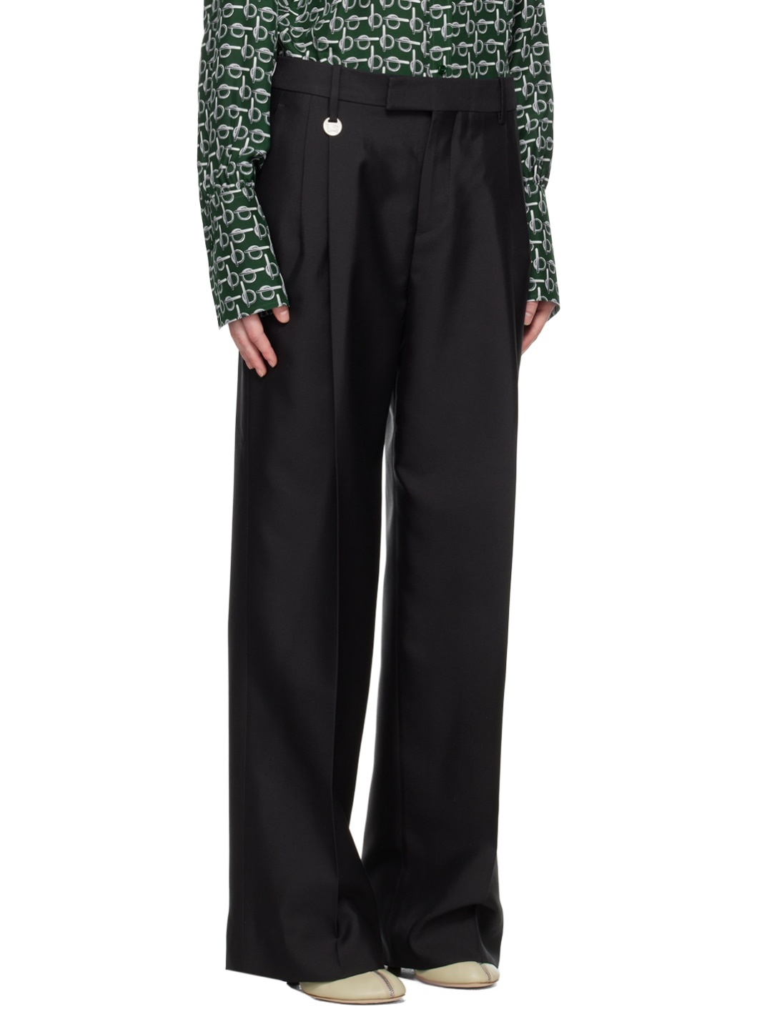 Black Tailored Trousers - 4