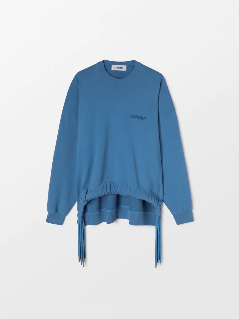 その他 AMBUSH FW21 CREW NECK SWEATSHIRT (BWBA003_F21FLE0016464) AMBUSH Black /21 Sweatshirt - Wrong Weather