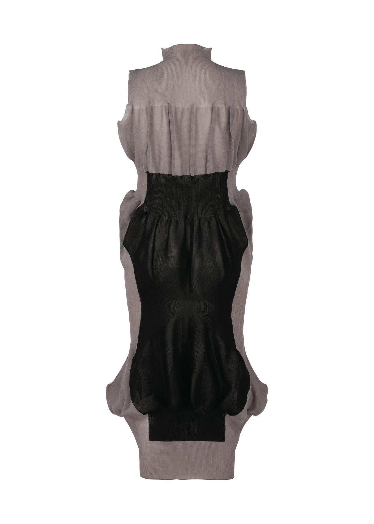 SHAPED NUDE DRESS - 2