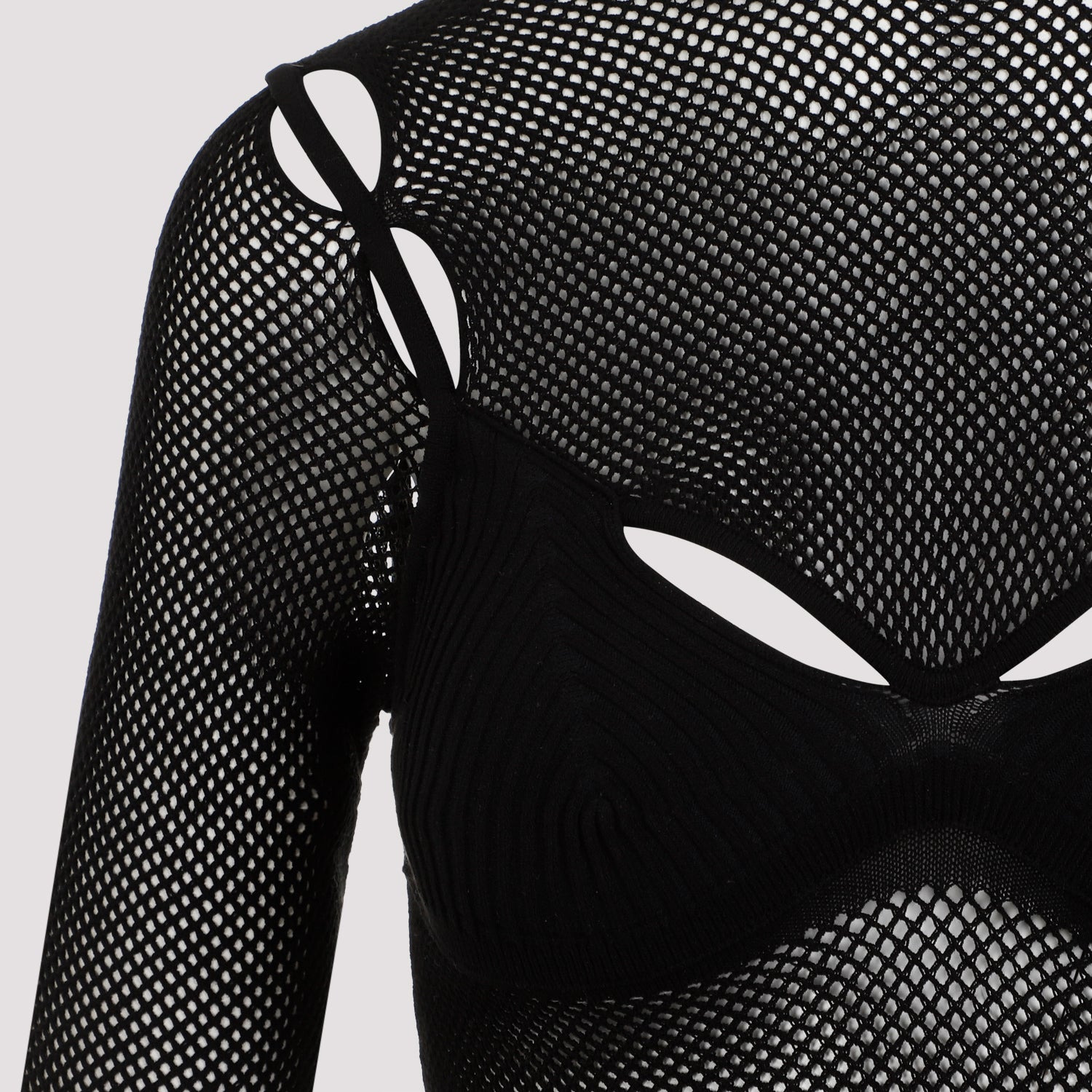 Off White Net Arrow Bralette Top Women - 3