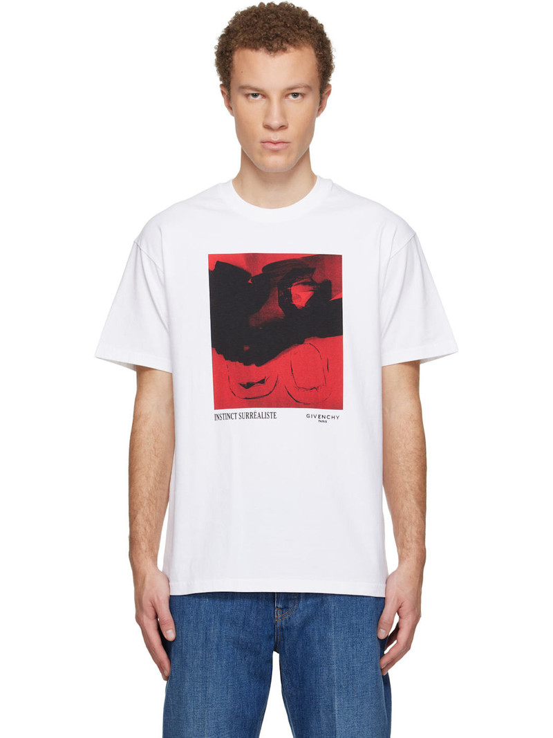 White Regular Fit T-shirt 1