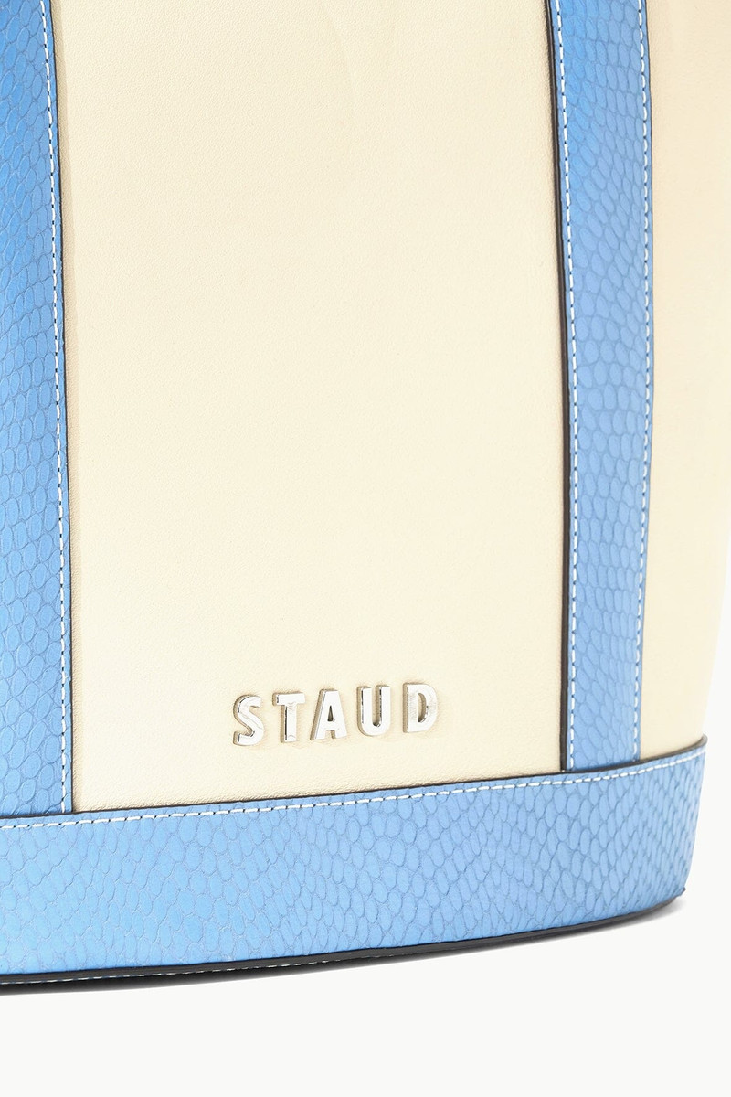 STAUD ALLORA TOTE CREAM STAUD BLUE 5
