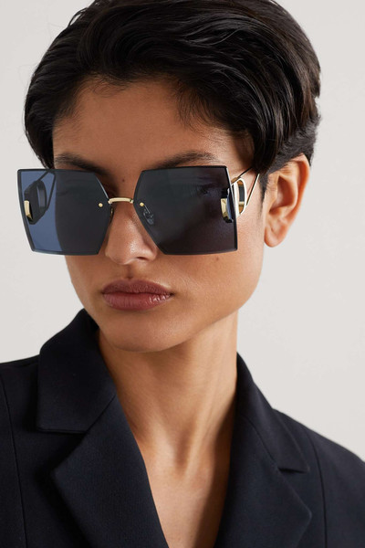 Dior 30Montaigne S7U square-frame gold-tone sunglasses outlook