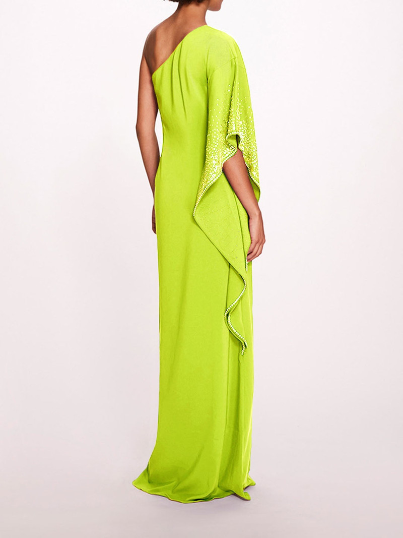 Marchesa ONE SHOULDER KAFTAN outlook