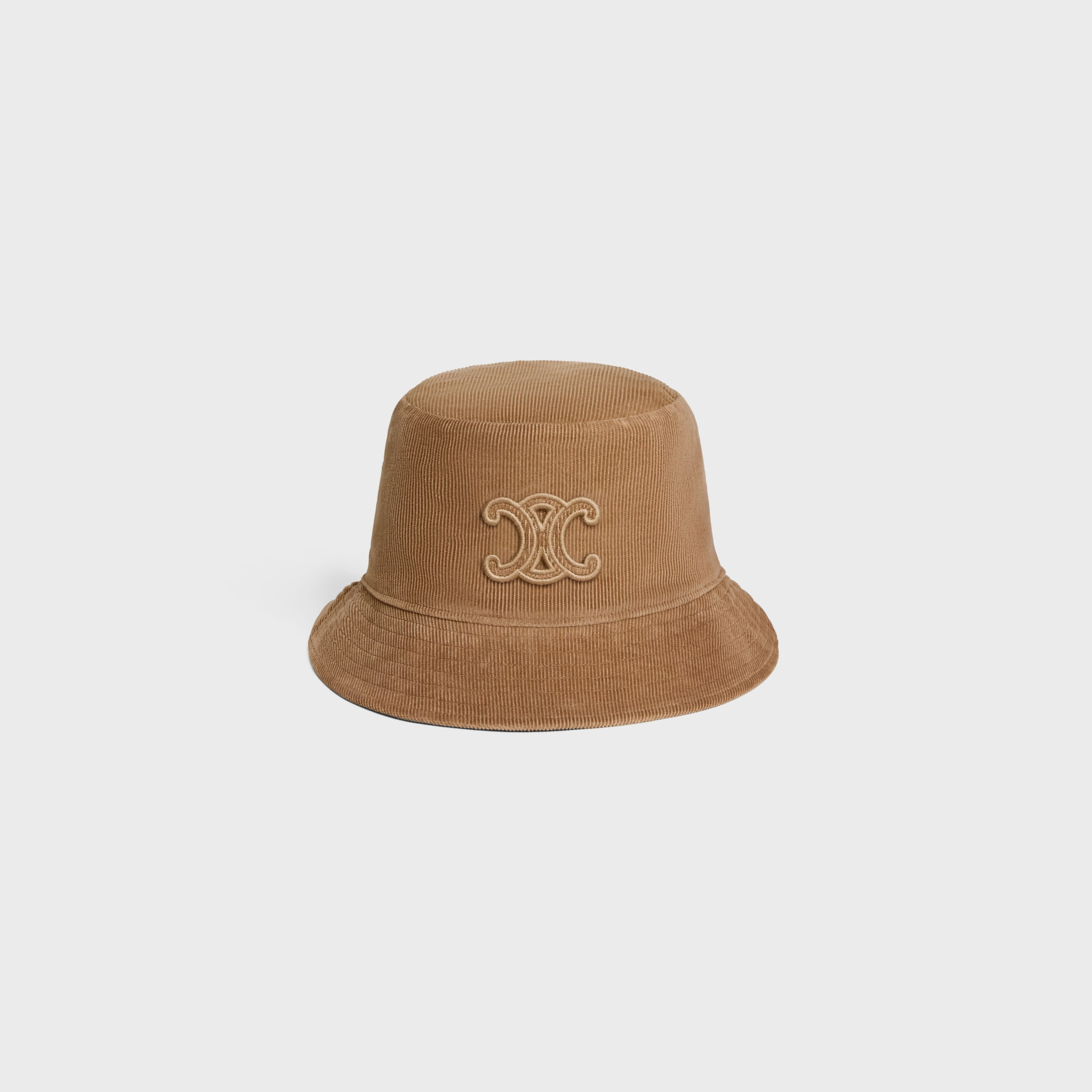 triomphe bucket hat in corduroy - 1