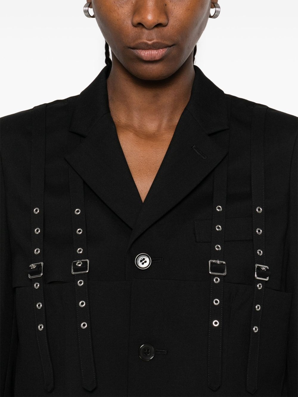 x Comme Des Garcons cut-out blazer - 5