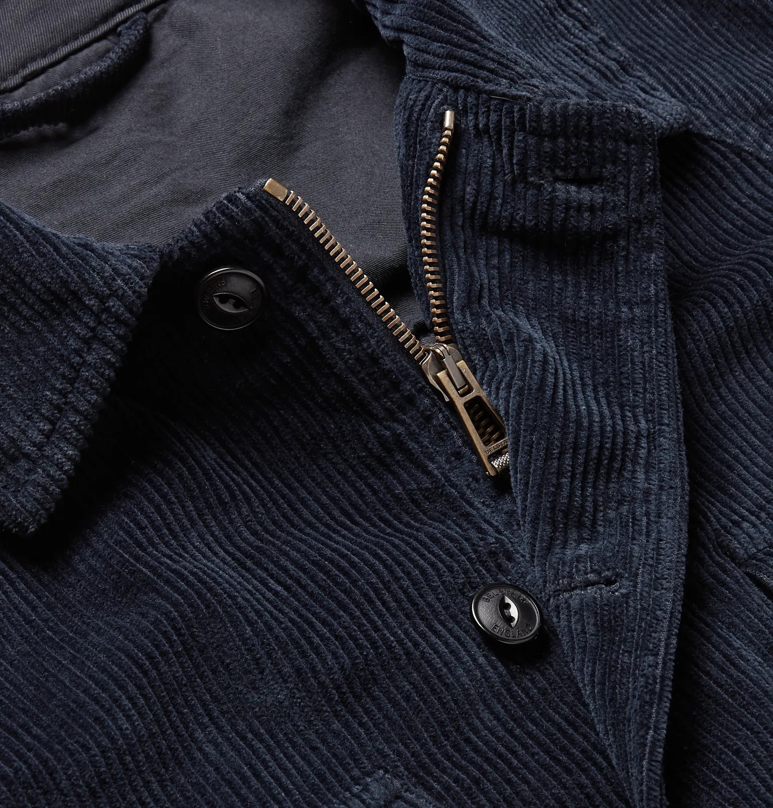 Rake Canvas-Trimmed Cotton-Corduroy Shirt Jacket - 5