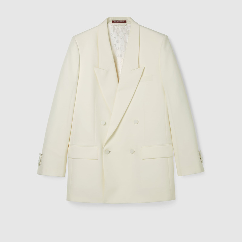 Double-breast technical panama jacket 1