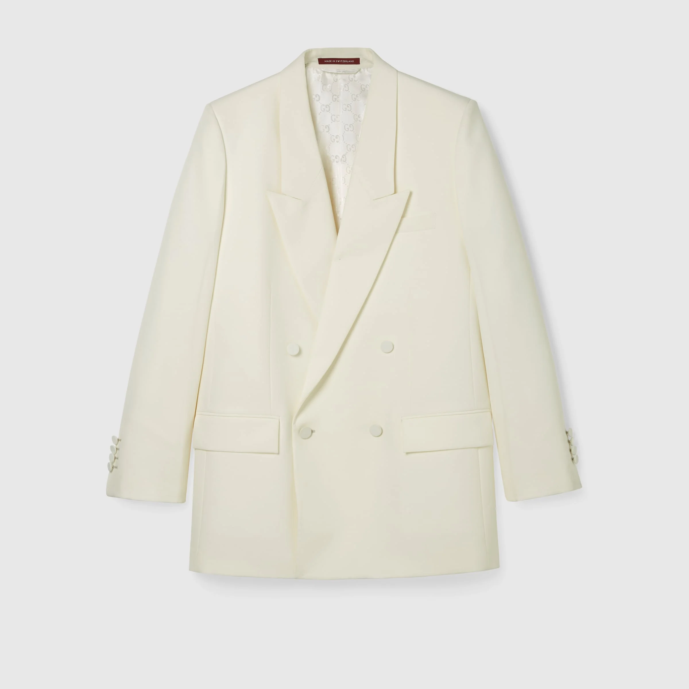 Double-breast technical panama jacket - 1