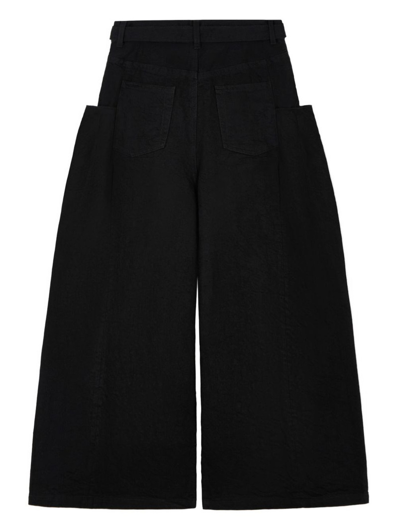 sacai belted denim skirt outlook