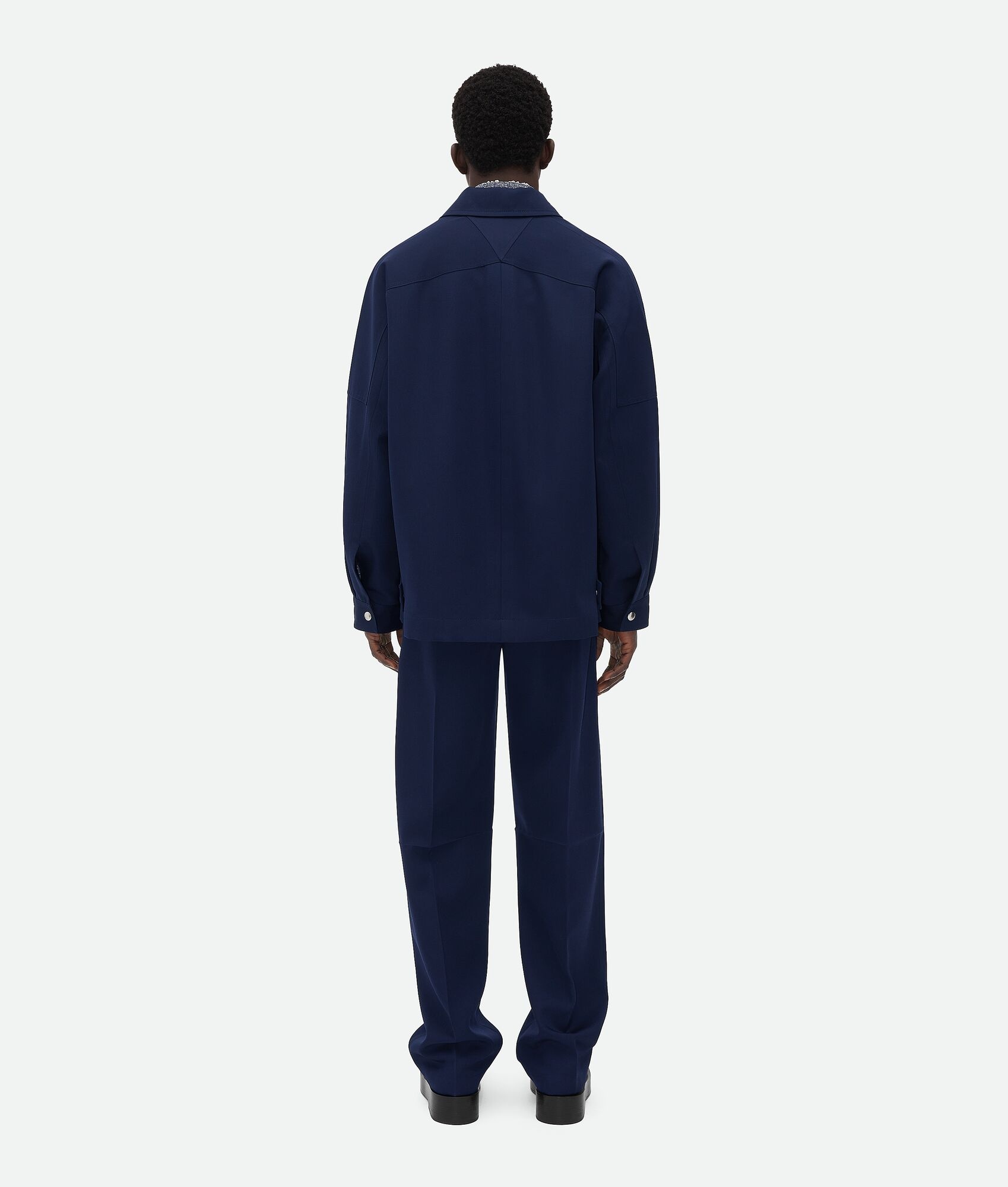 Wool Grain De Poudre Blouson - 3