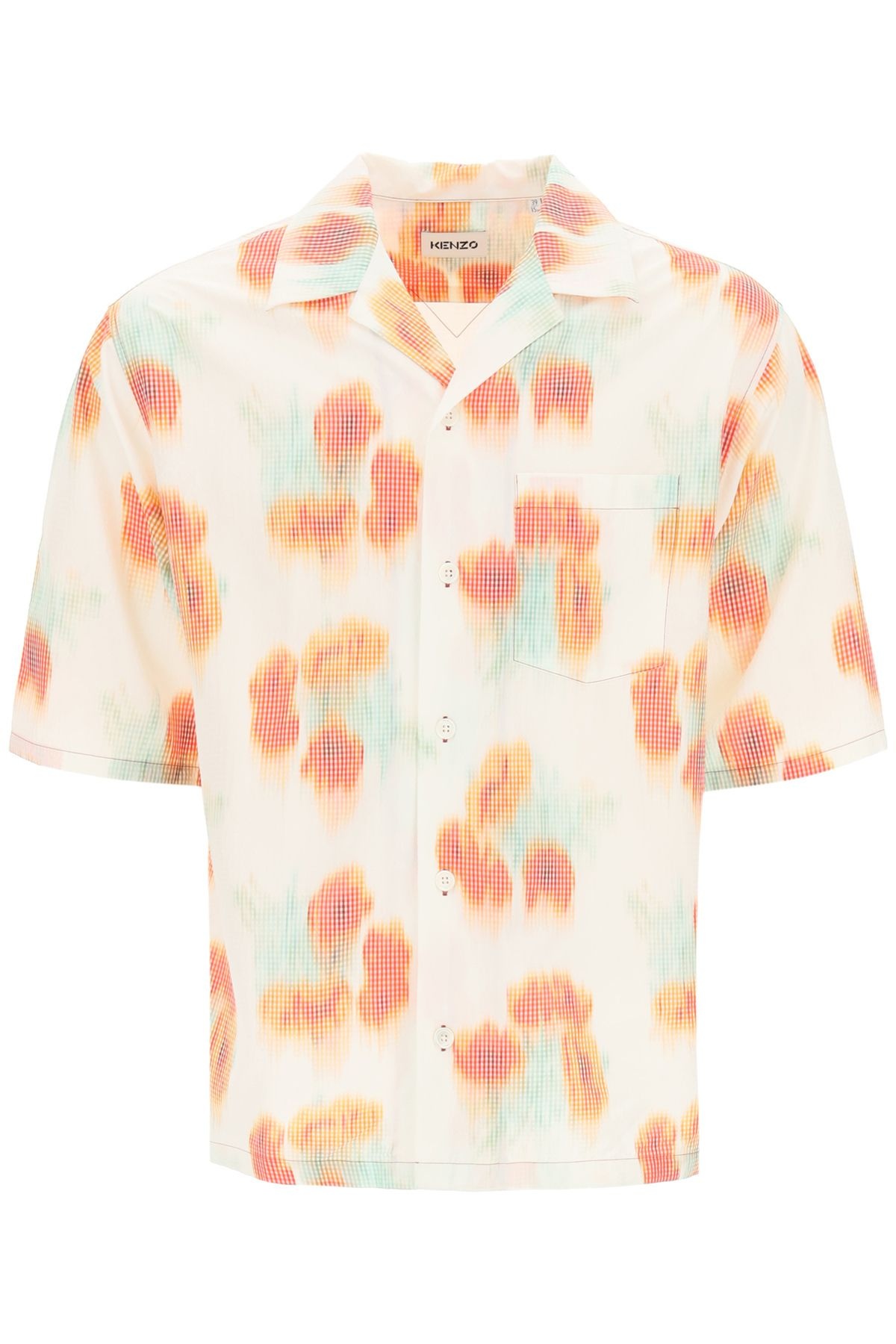 COQUELICOTS PRINT HAWAIIAN SHIRT - 1