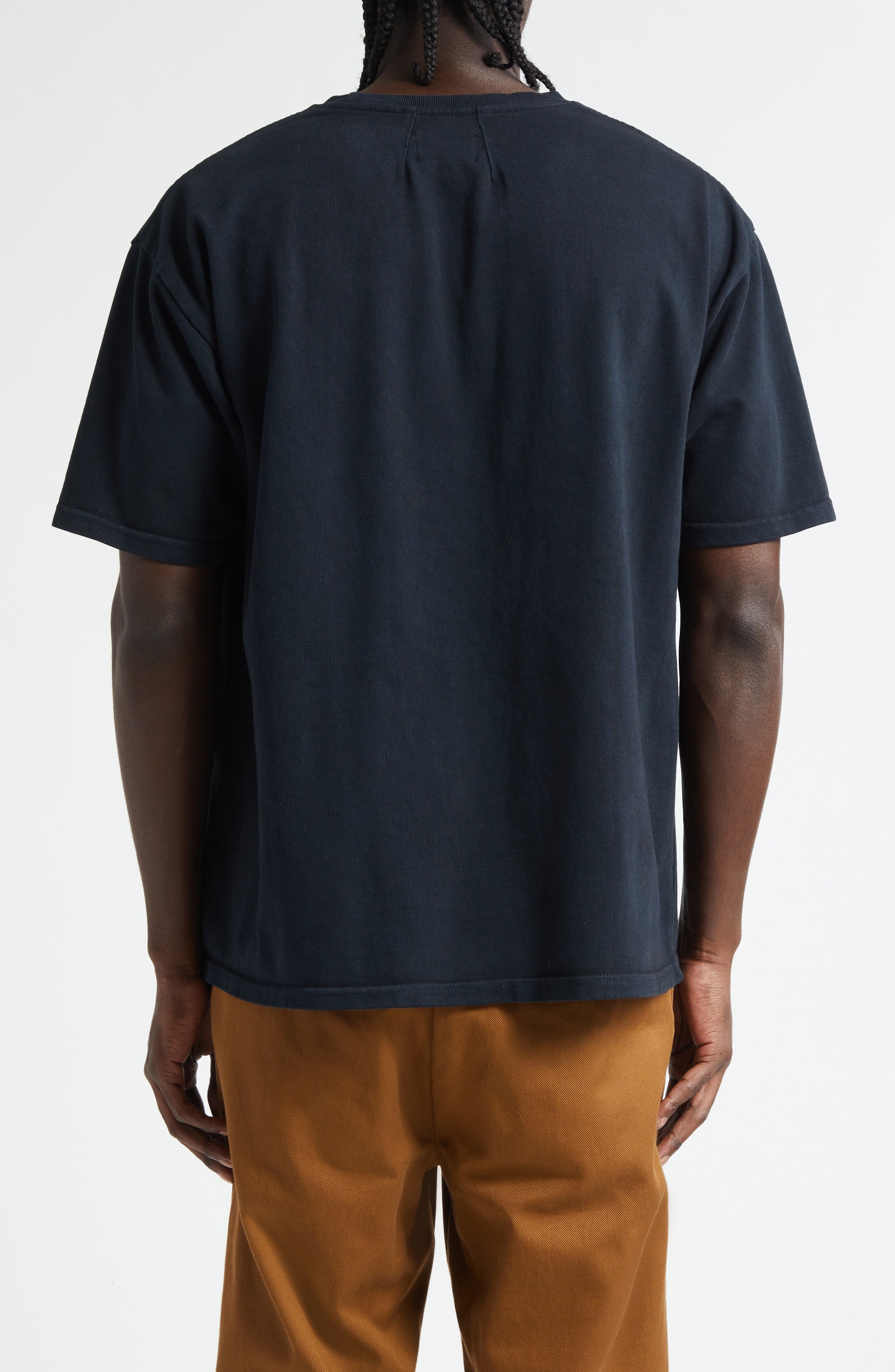 Rhude Collegiate Crest Graphic T-Shirt in Vintage Black /Yellow 0027 at Nordstrom - 2