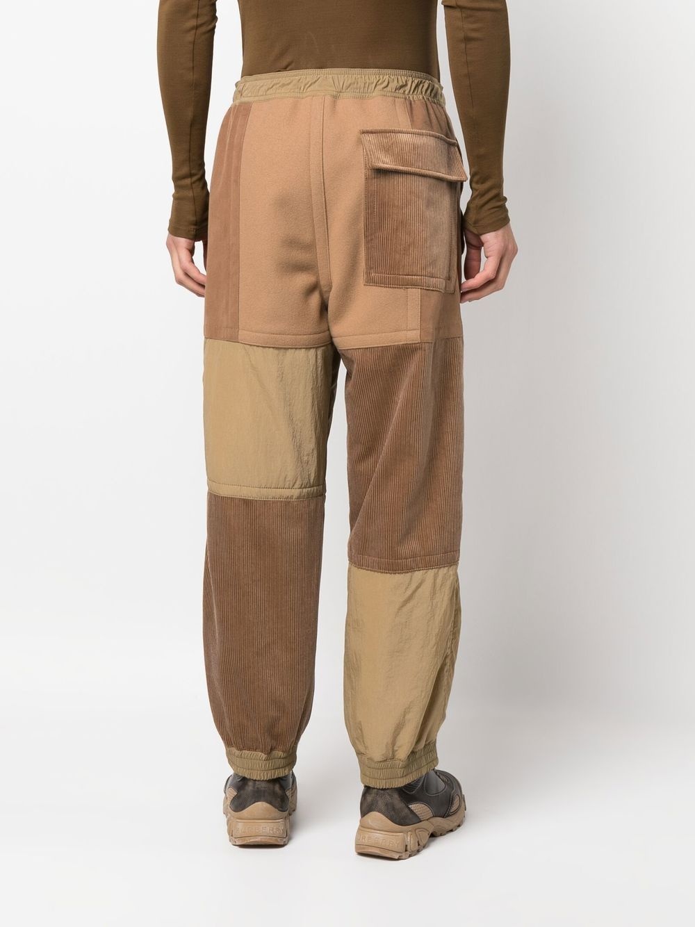 panelled straight-leg trousers - 4