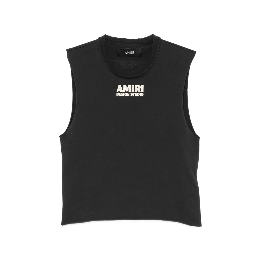Amiri Black Tops - Vests & Tank Tops Women - 1