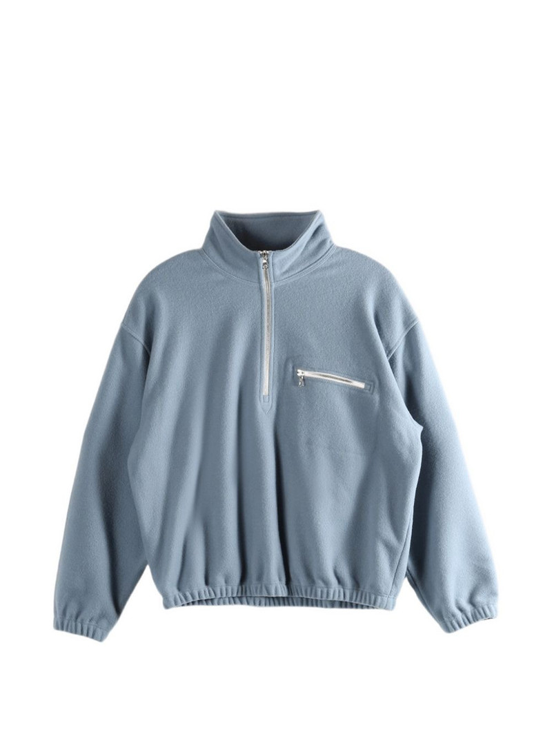 half-zip fleece sweatshirt 1