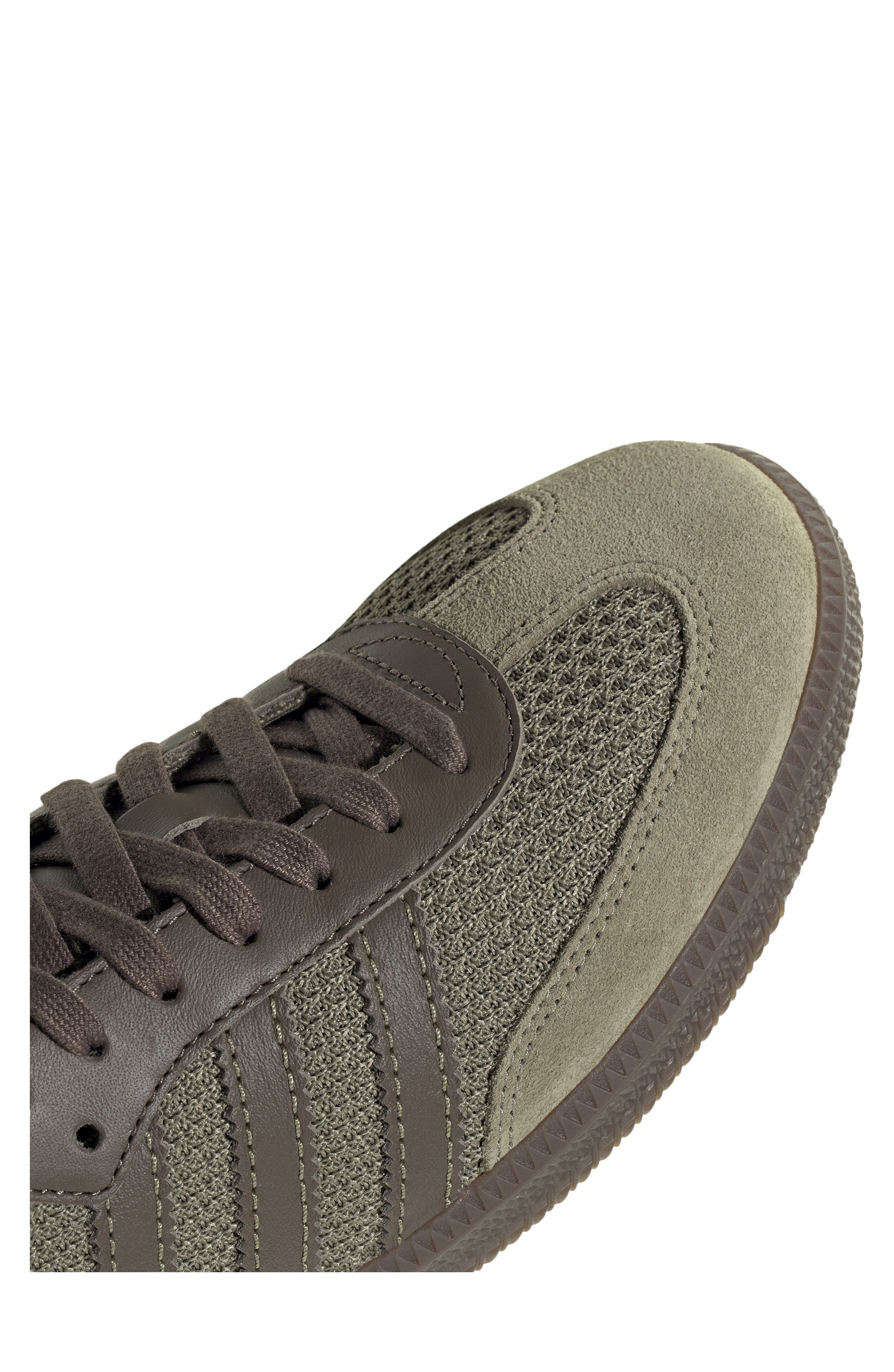 adidas Samba OG Sneaker in Orbit Green/Cargo Brown/Gum at Nordstrom - 9