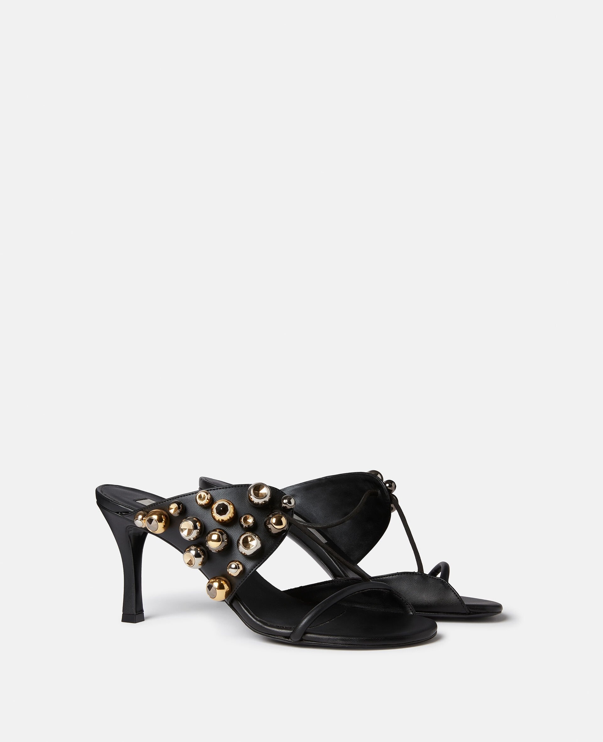 Stella 100 Lace-Up Stud Mules - 2
