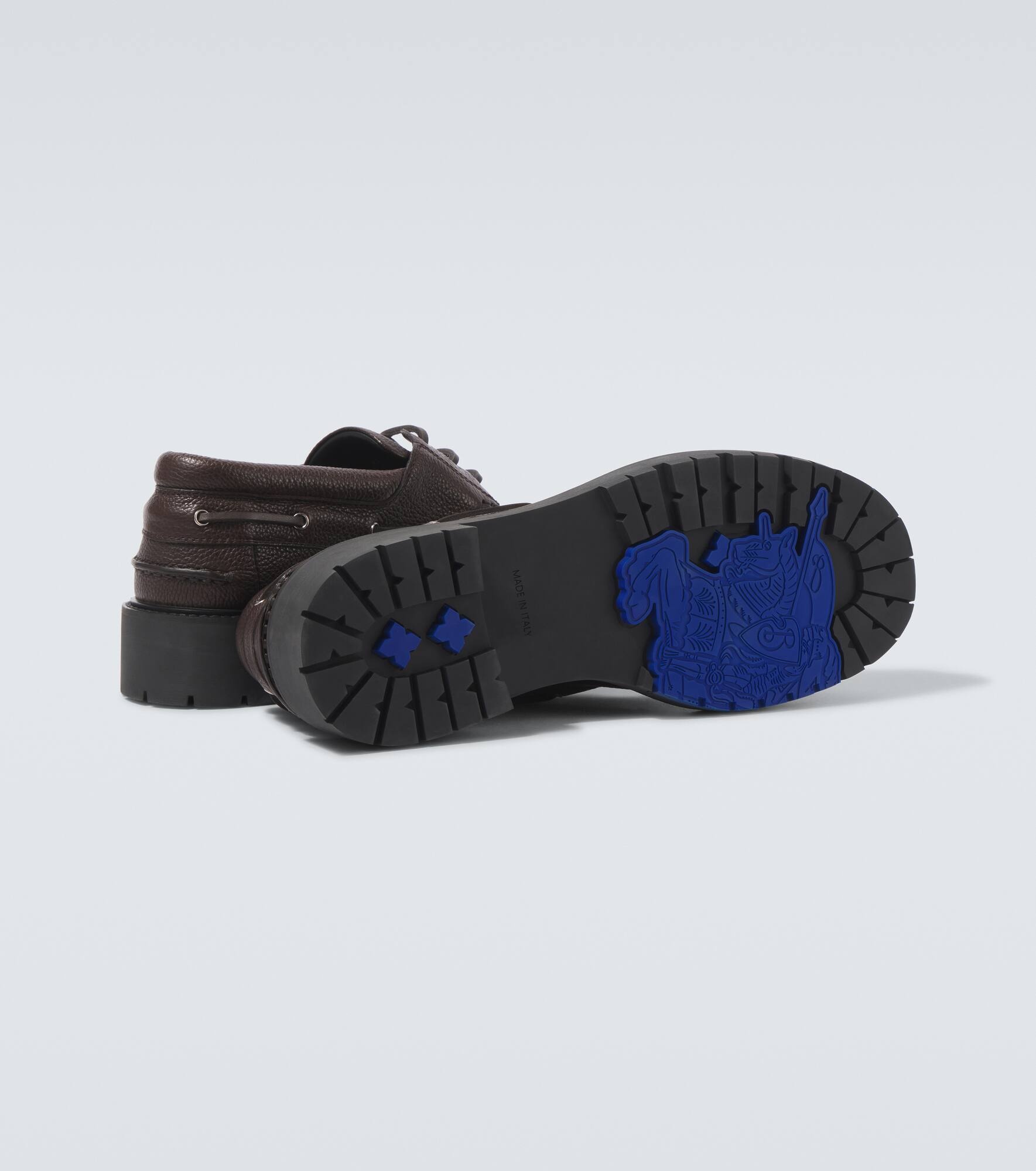 Leather boat shoes - 7