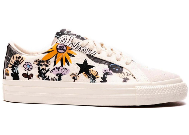 Converse One Star Floral Much Love Egret - 1
