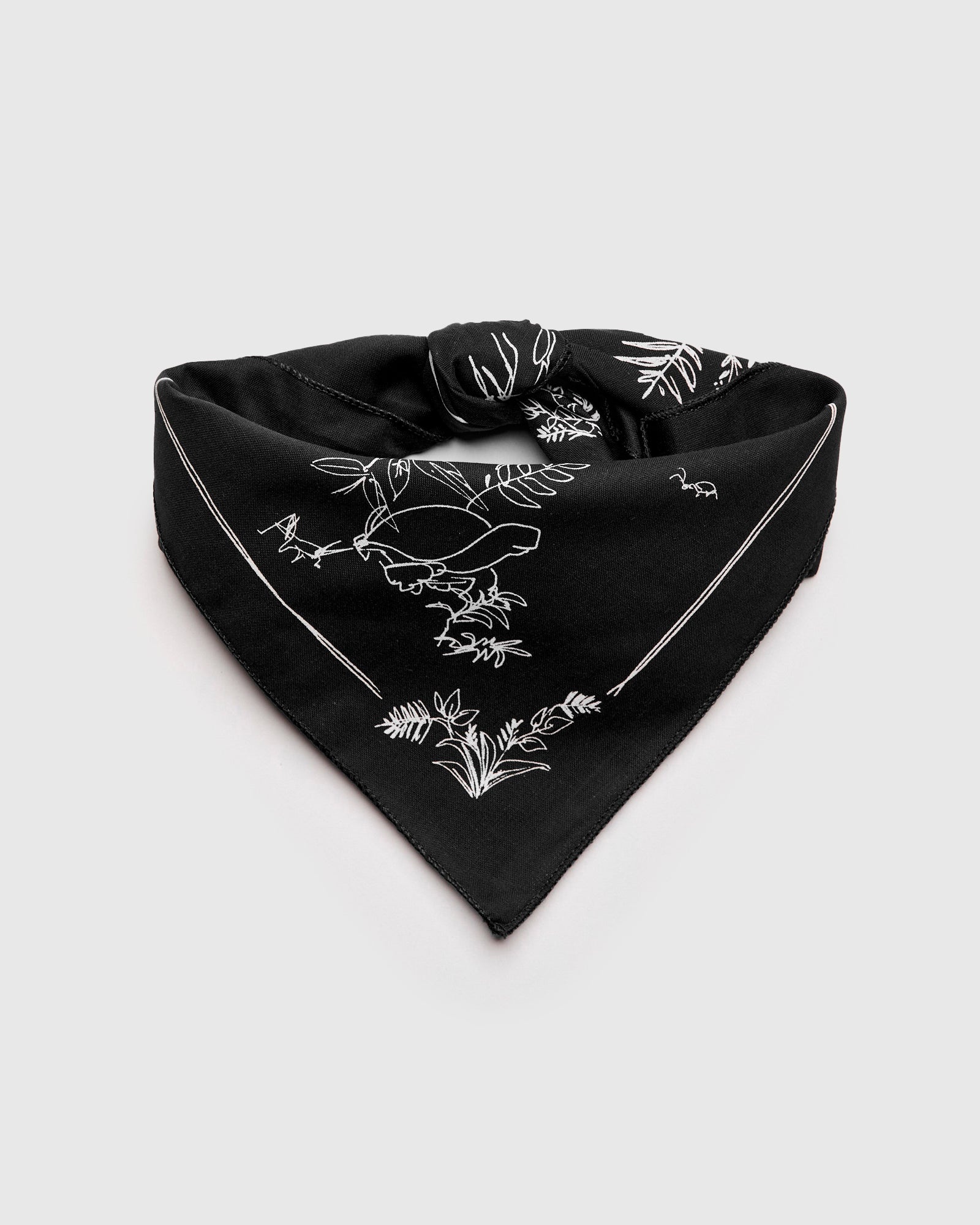 Engineered Garments｜ (Printed Bandana A - Black - Anima Engineered Garments Printed Bandana Black Animal | BlackBlue