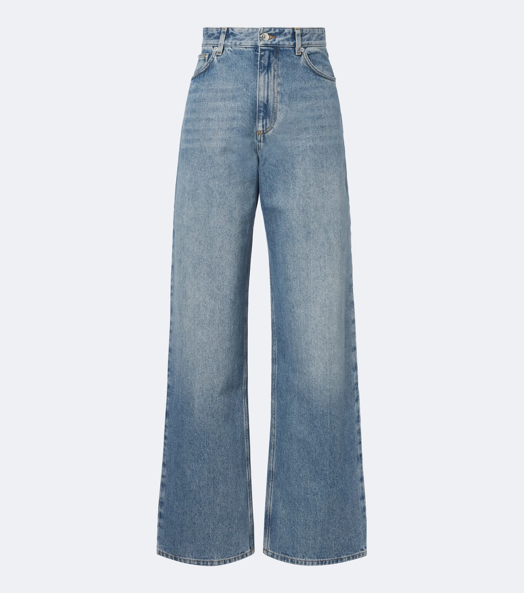 High-rise wide-leg jeans - 1