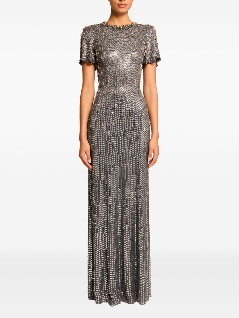 JENNY PACKHAM Serenity sequin-embellished gown outlook