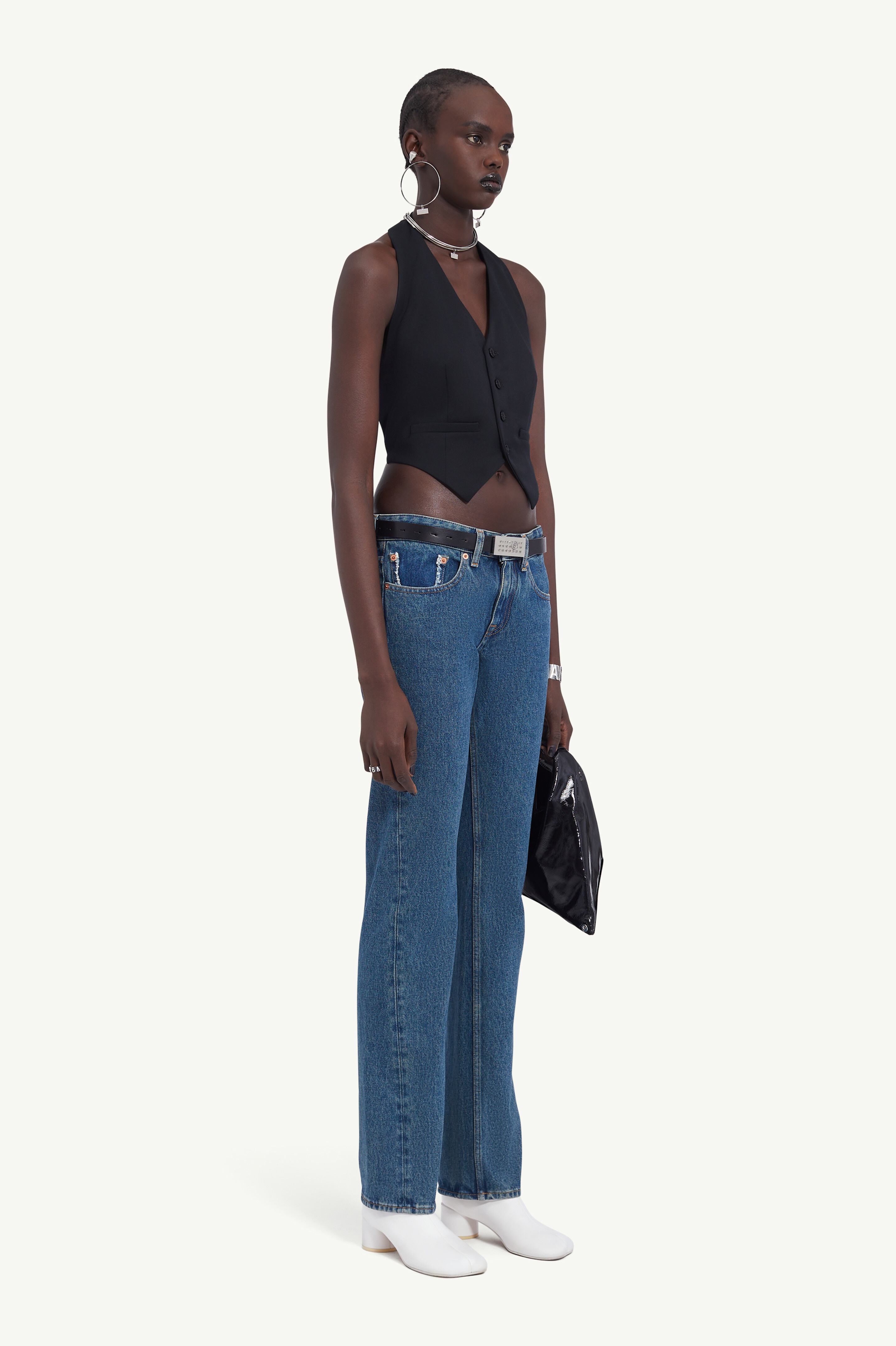 Low-rise straight leg jeans - 3