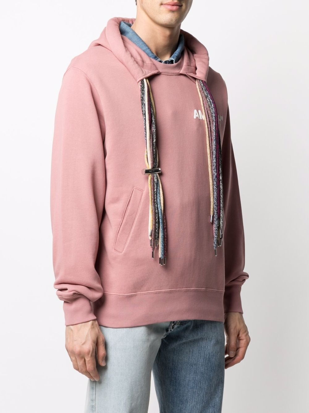 logo-print drawstring hoodie - 3
