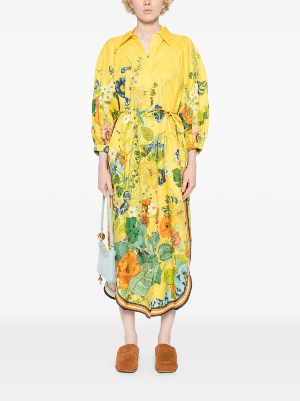 Cresida floral-print linen dress - 2