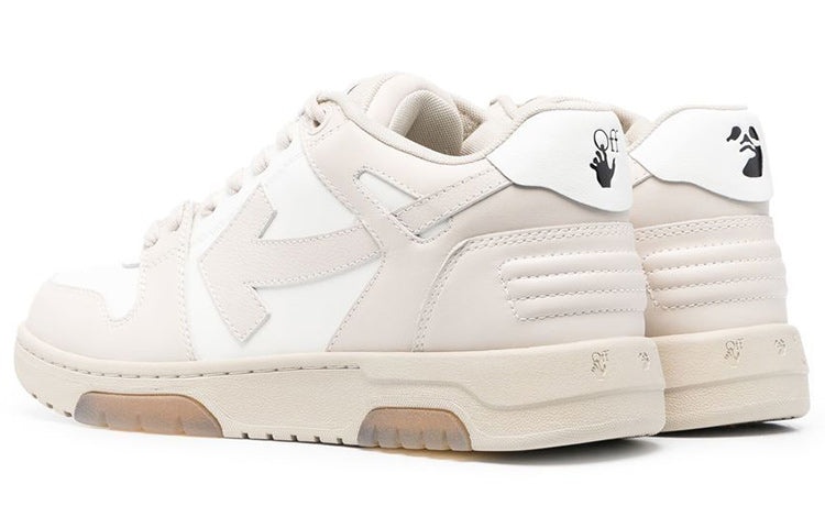 (WMNS) Off-White Out Of Office Low-Top Sneaker 'White Beige' OWIA259C99LEA0036101 - 3