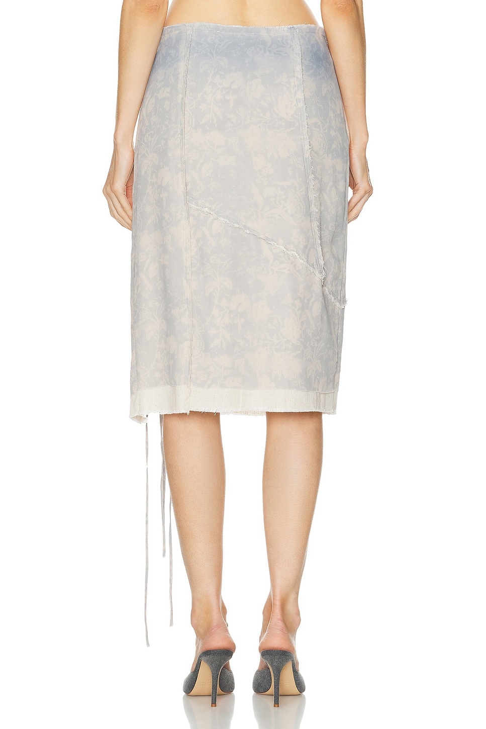 High Slit Midi Skirt - 4