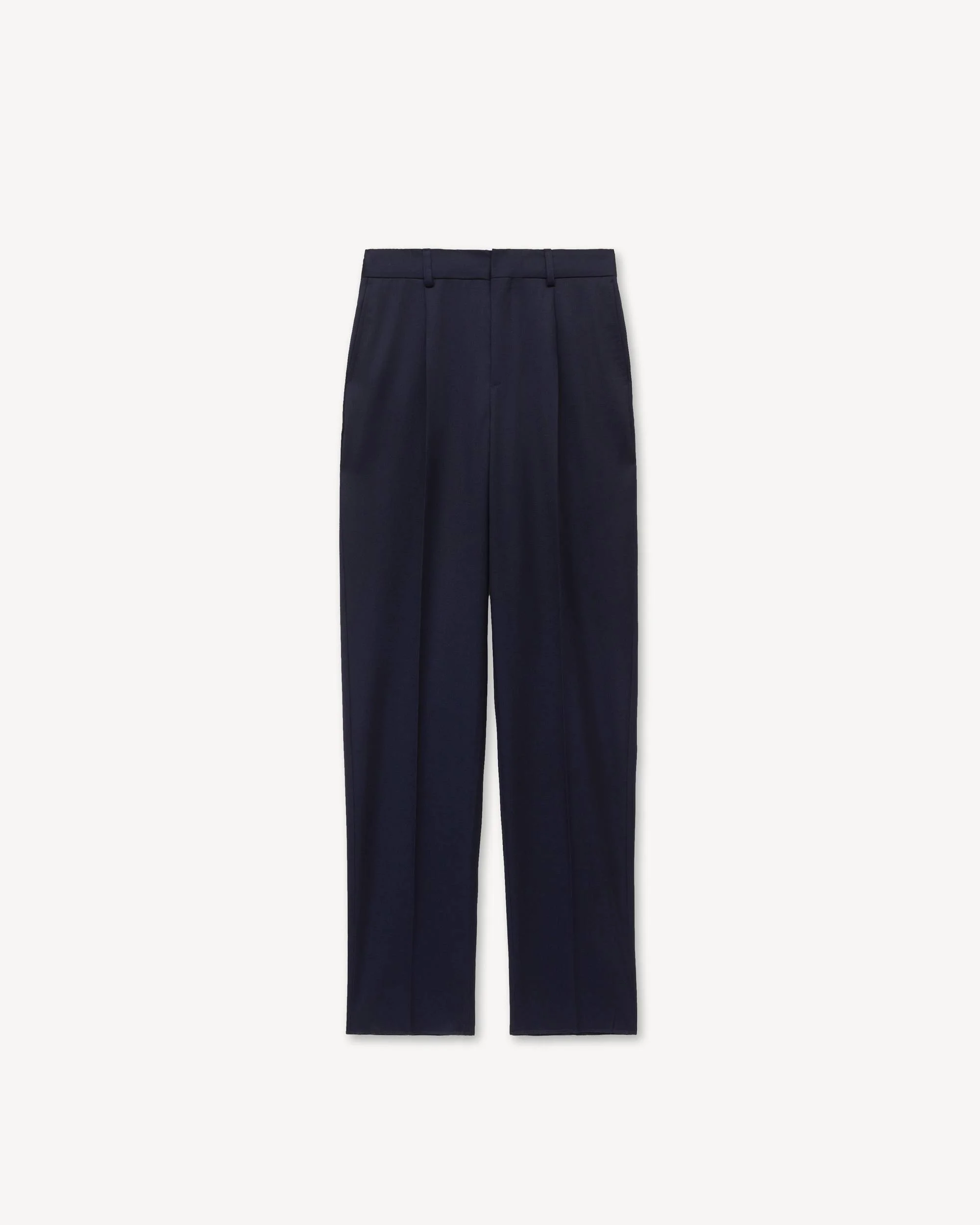 Tailored tapered pants in virgin wool - 1