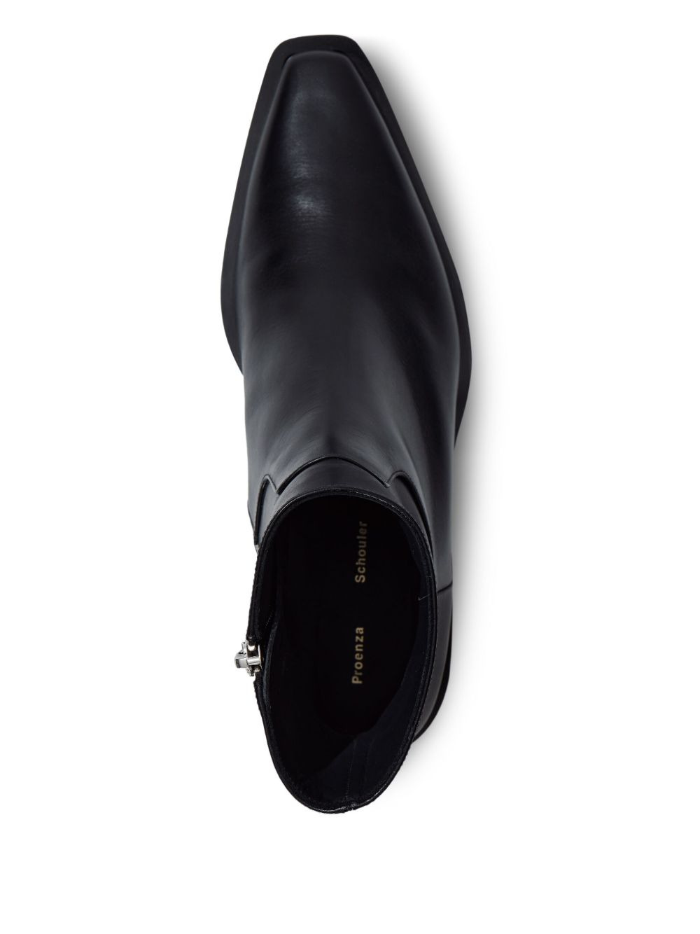 pointed-toe calf-leather boots - 2