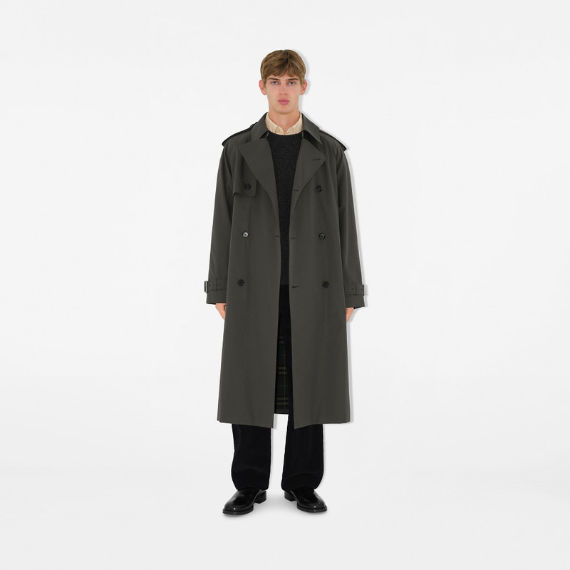 Burberry Long Gabardine Trench Coat outlook